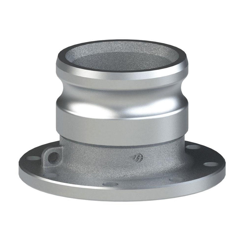 60566040 (TTF60X40A) by PT-Coupling | Reducing Petroleum Handling Cam & Groove Adapter | Type TTFA | 6" Adapter x 4" TTMA Flange | Aluminum