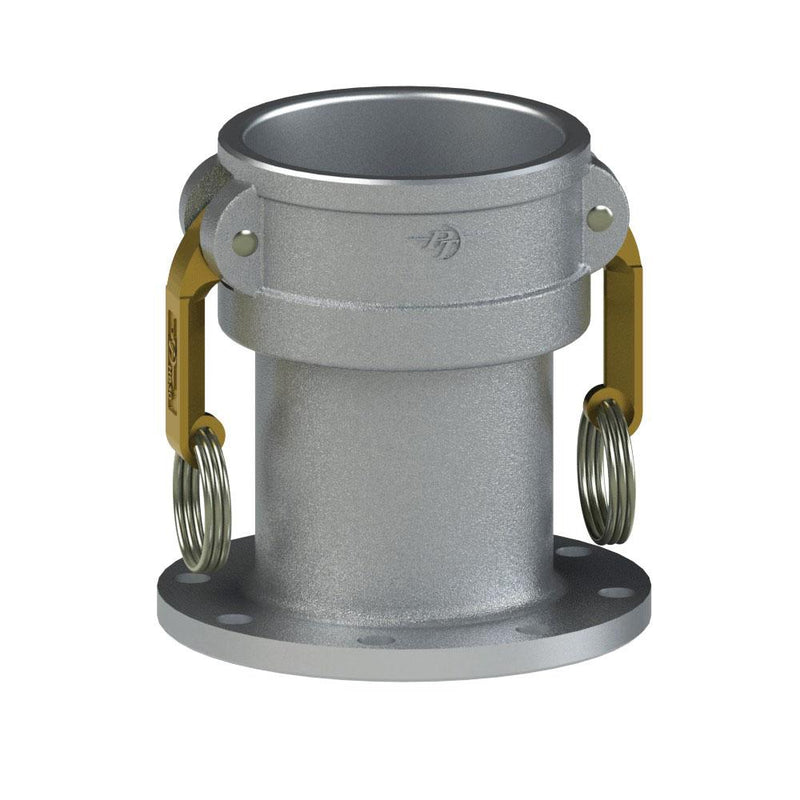 60586000 (TTF60C) by PT-Coupling | Petroleum Handling Cam & Groove Adapter | Type TTFC | 6" Coupler x 6" TTMA Flange | Aluminum/HB
