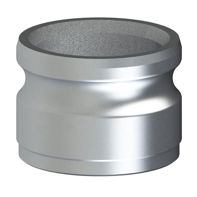 60602017 (20AWB) by PT-Coupling | Cam & Groove Adapter | Type AWB | 2" Adapter x Butt Weld for Schedule 40 Pipe | Aluminum