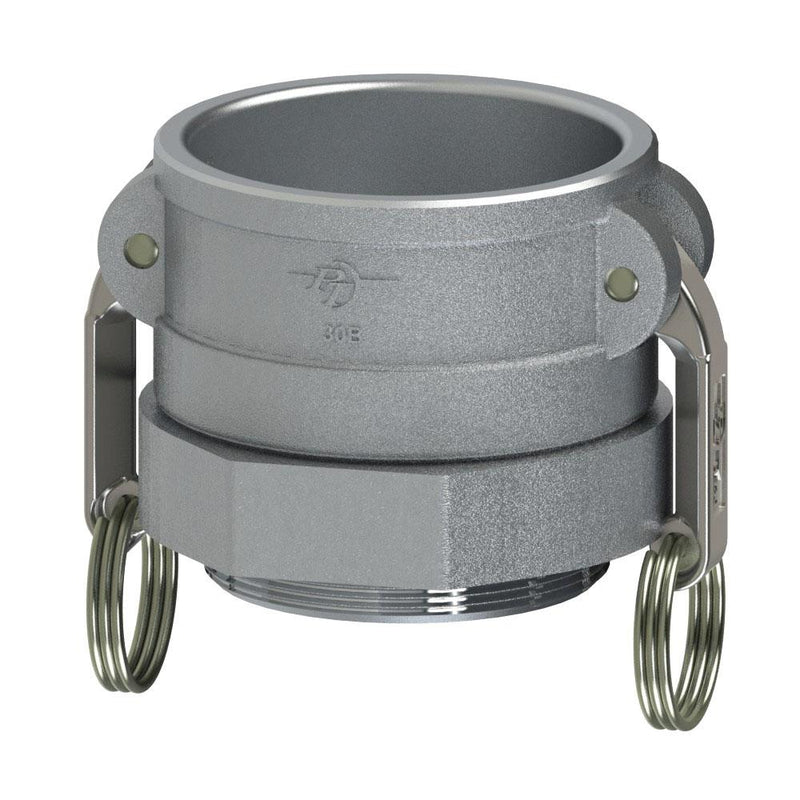 60722000 (20BC) by PT-Coupling | Cam & Groove Adapter | Type BC | 2" Coupler x Tubing Compression Fitting | Aluminum/HBS