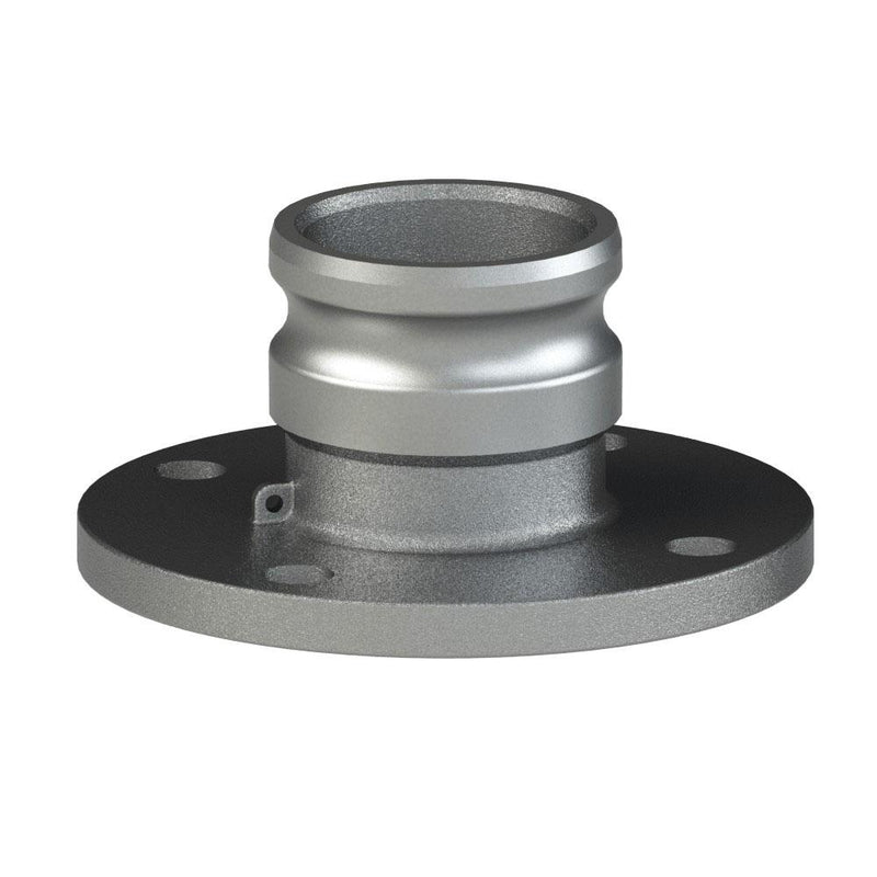 64521000 (PF10A) by PT-Coupling | Cam & Groove Adapter | Type PFA | 1" Adapter x 1" 150# Pipe Flange | 316 Stainless Steel