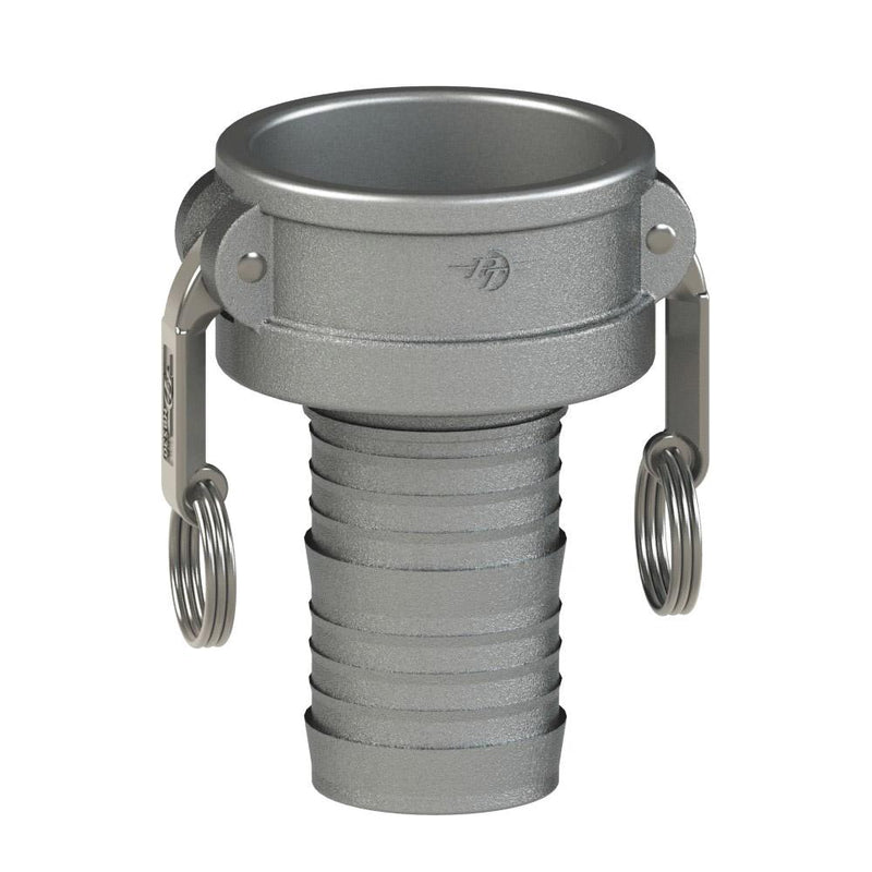 64223020 (30X20C) by PT-Coupling | Reducing Cam & Groove Fitting | Type C | 3" Coupler x 2" Hose Shank | 316 Stainless Steel | Buna-N Seal