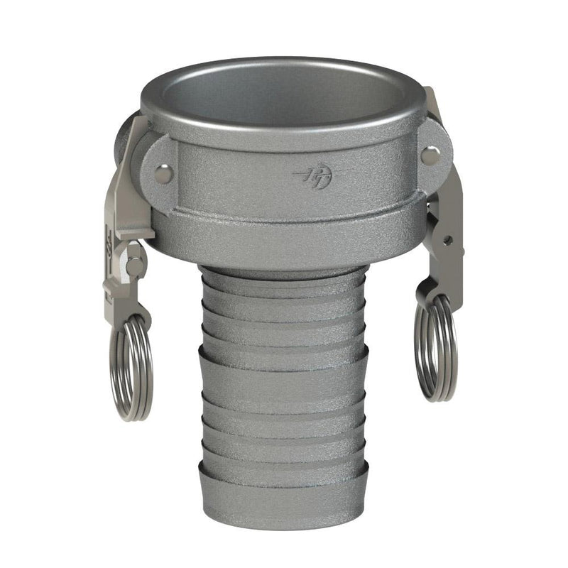 64223020L2 (30X20C SLII) by PT-Coupling | STA-LOK® II Reducing Cam & Groove Fitting | Type C | 3" Coupler x 2" Hose Shank | 316 Stainless Steel | Buna-N Seal