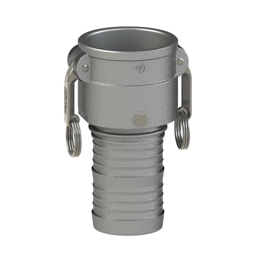 64234000 (40CSV) by PT-Coupling | Swivel Cam & Groove Fitting | Type CSV | 4" Swivel Coupler x 4" Hose Shank | 316 Stainless Steel | Viton Seal