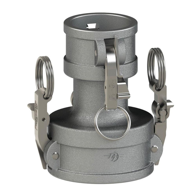 64273030L2 (30CX30C SLII) by PT-Coupling | STA-LOK® II Cam & Groove Spool Coupler | Type CXC | 3" Coupler x 3" Coupler | 316 Stainless Steel | Buna-N Seal