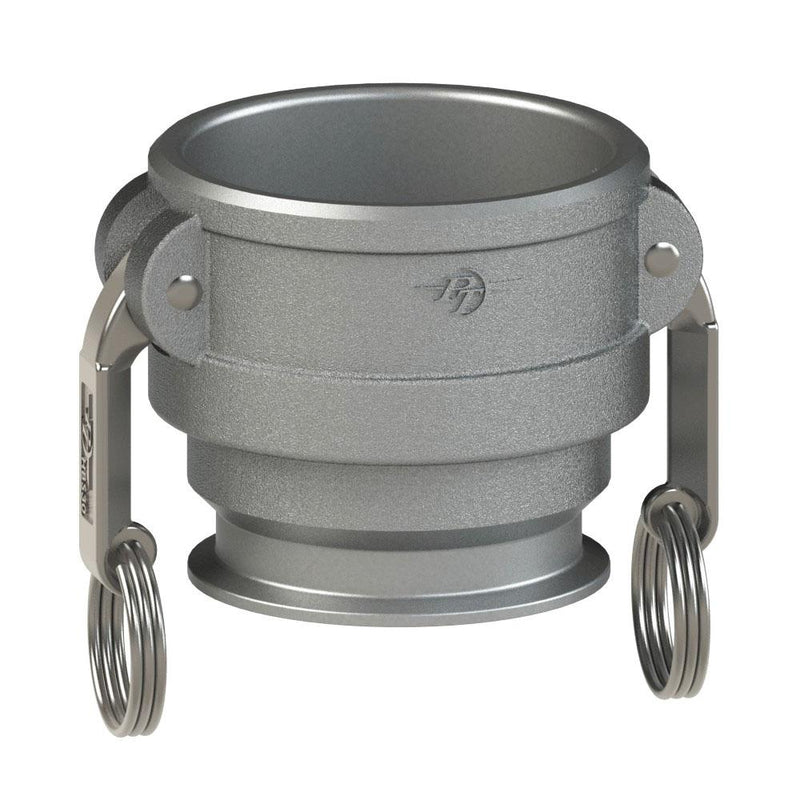 64311500 (15CXTC) PROGRIP™ by PT-Coupling | Type CXTC | Sanitary C50 Crimp Adapter | 1-1/2" Coupler x 1-1/2" Tri-Clamp | 304 Stainless Steel