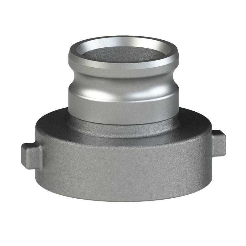 68463050 (TCA30X50) by PT-Coupling | Reducing Cam & Groove Adapter | Type TCA | 3" Adapter x 5" Female Tank Car Thread | Ductile Iron
