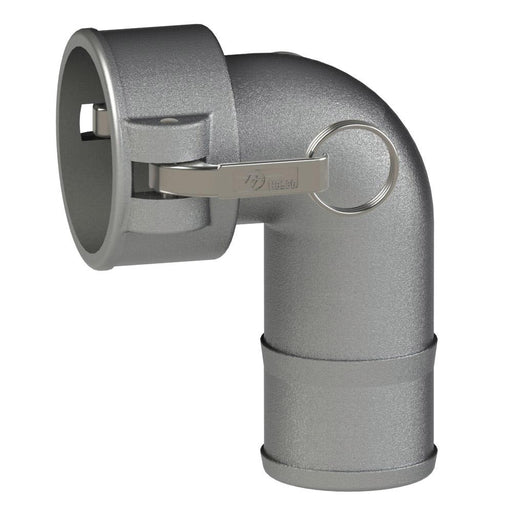 64502000 (20CL) by PT-Coupling | Cam & Groove Adapter | Type CL | 90° Elbow | 2" Coupler x 2" Hose Shank | 316 Stainless Steel | Buna-N Seal