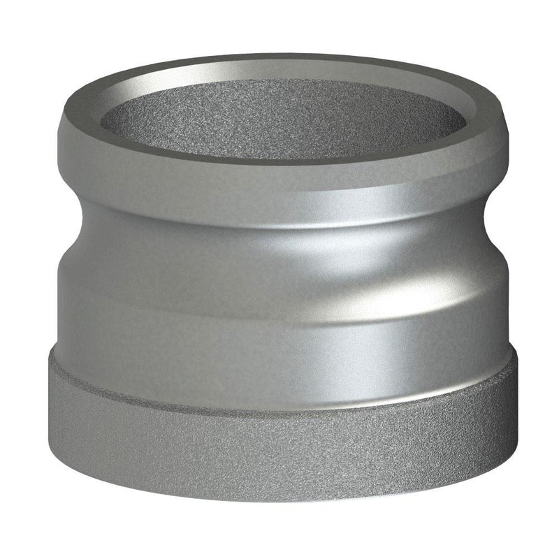 64603005 (30AWS) by PT-Coupling | Cam & Groove Adapter | Type AWS | 3" Adapter x Socket Weld for Tube | 316 Stainless Steel