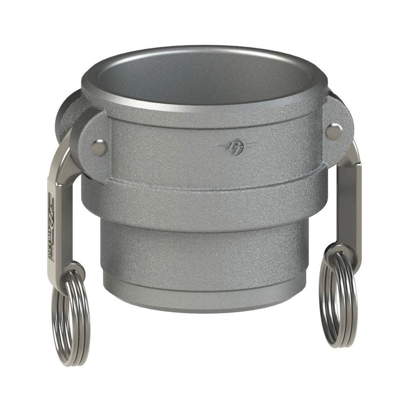 64622515 (25DWB) by PT-Coupling | Cam & Groove Adapter | Type DWB | 2-1/2" Coupler x Butt Weld for Schedule 10 Pipe | 316 Stainless Steel