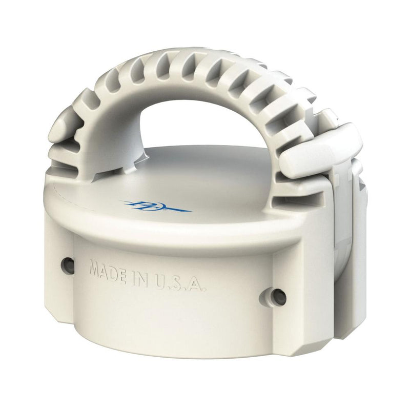 77012 (40SBF) by PT-Coupling | Type SBF | Safety Bump Cap | for Cam and Groove Couplings | 4" Size | Food Grade Poly (White)