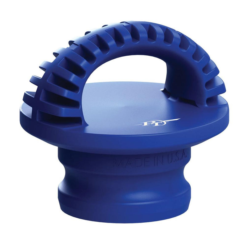 77022 (30SBM) by PT-Coupling | Type SBM | Safety Bump Plug | for Cam and Groove Couplings | 3" Size | Polypropylene (Blue)