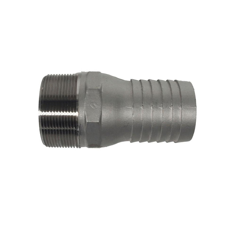 83640050 (PTCN50) by PT-Coupling | Type PTCN | Combination Nipple | 1/2" Hose Shank x 1/2" Male NPT | Plated Steel