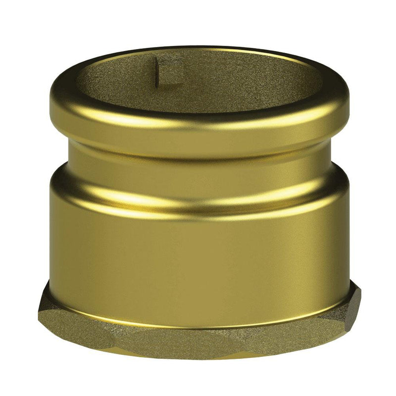 86294000 (TF40LC) by PT-Coupling | Petroleum Handling Tank Adapter | Type TFAS | Tank Fill Adapter x 4" Female NPSH Straight Thread | Buna-N Fuel Gasket | Brass