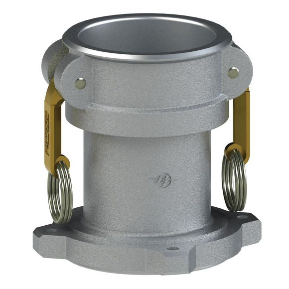 86384000 (TF40CF) by PT-Coupling | Adapter for Tight Fill/Vapor Recovery Elbows | 4" Coupler x 4" Flange | Aluminum