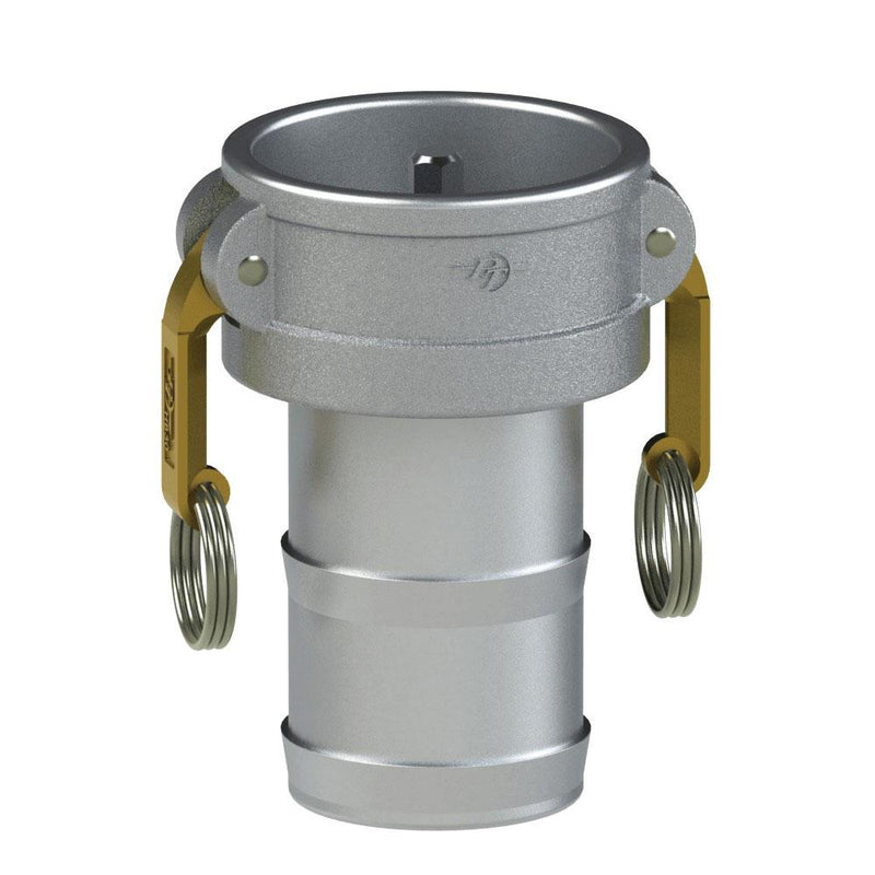 87103000 (30CSP) by PT-Coupling | Petroleum Handling | Vapor Recovery Coupler | 3" Coupler with Pushrod x 3" Hose Shank | Aluminum