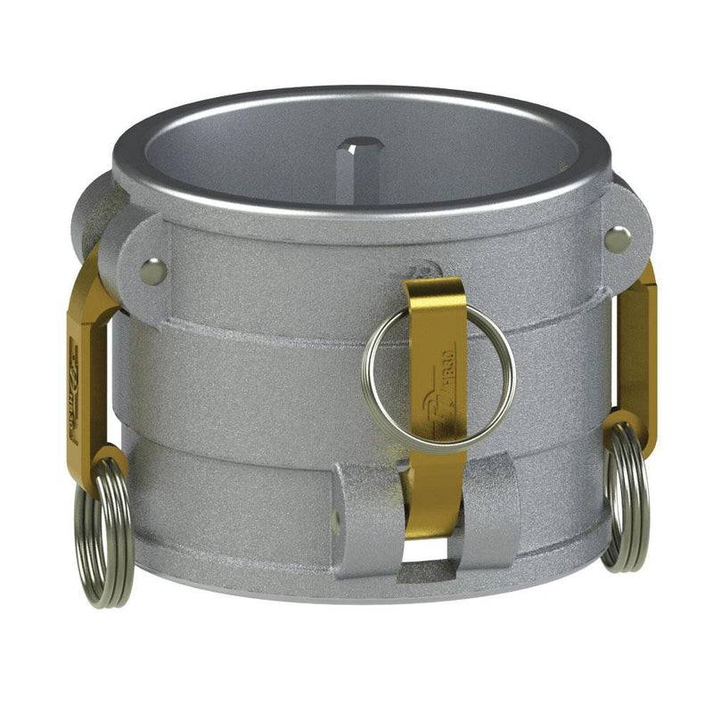87104040 (40CSPX40CSP) by PT-Coupling | Petroleum Handling | Vapor Recovery Coupler | 4" Coupler with Pushrod x 4" Coupler with Pushrod | Aluminum