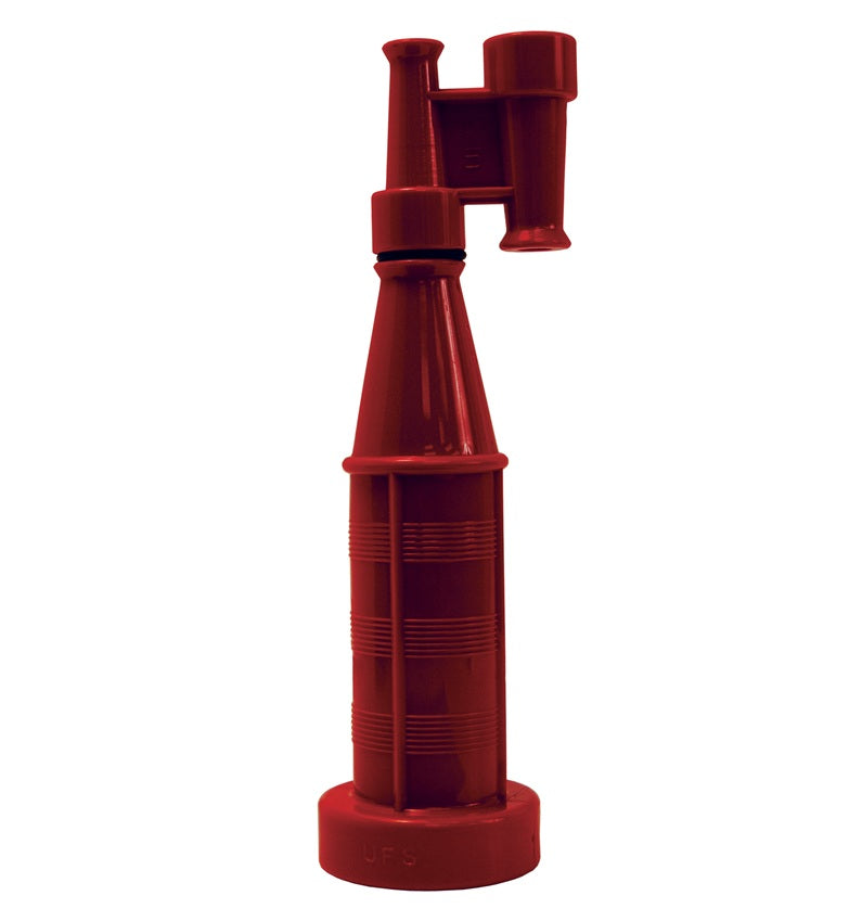 PTTF150S Dixon Polycarbonate Twin Tip Straight Stream Forestry Nozzle - 1-1/2" Female NPSH Thread