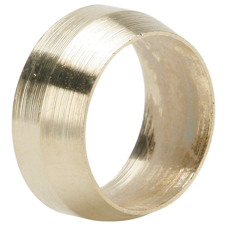 60PB-8 by Parker | Poly-Tite Fittings | .620" Sleeve OD | .507" Sleeve ID | Straight | Brass | Pack of 50