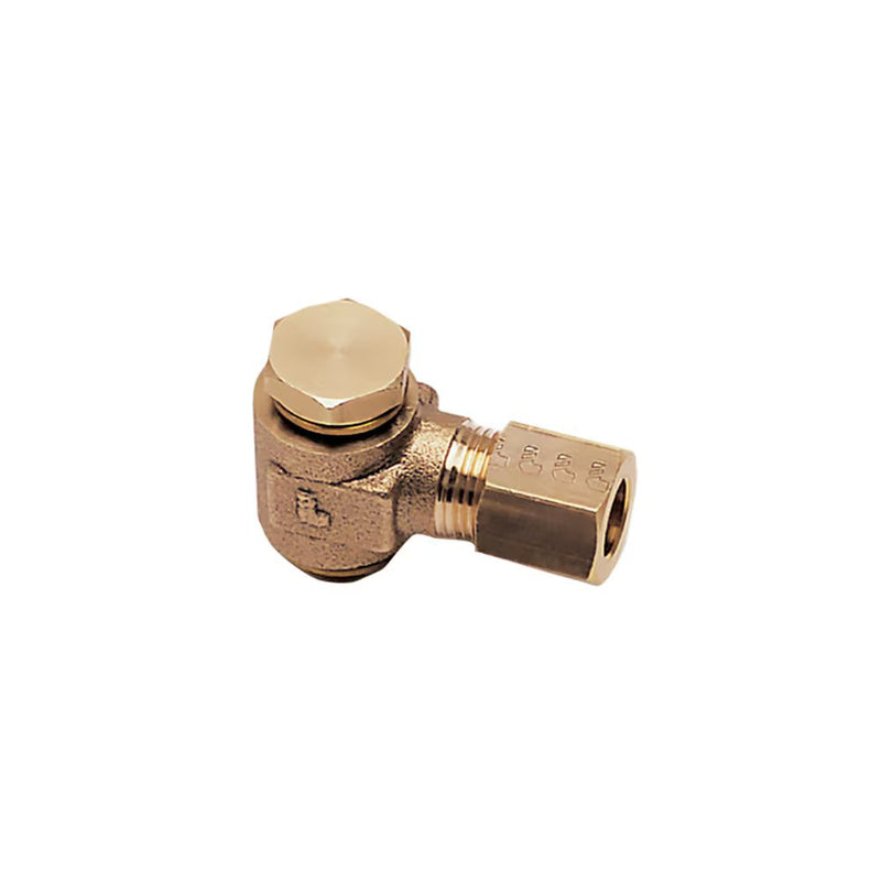 0118 06 13 39 by Parker | Legris Stud Fitting w/ Bi-Material Seal | 6 mm Tube Size x 1/4" Male BSPP Thread | 13 mm Hex | Banjo | Brass | Pack of 10