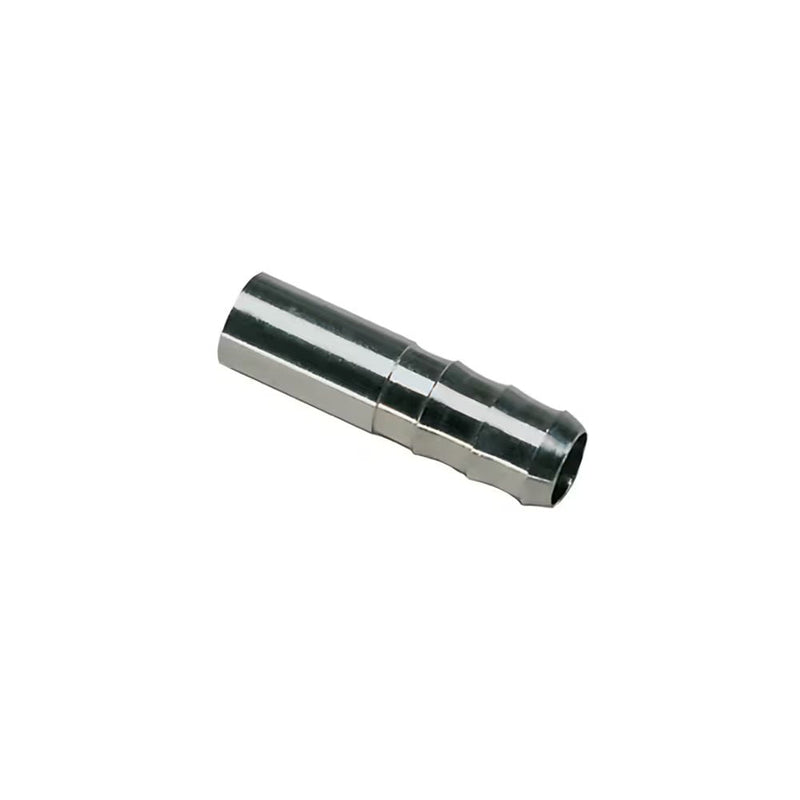 1822 10 10 by Parker | Complementary Fittings | 10 mm Tube Size x 12.5 mm Hose Barb | 43 mm Length | Straight | 316L Stainless Steel | Pack of 2