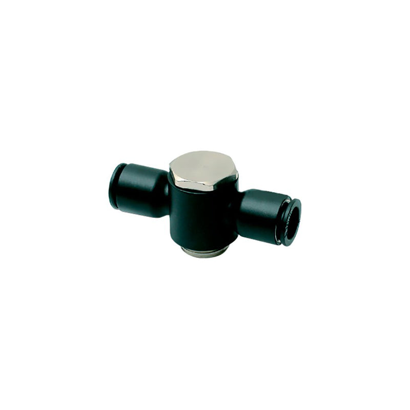 3119 06 13 by Parker | Legris Banjo Fittings | 6 mm Tube Size x 1/4" Male BSPP Thread | 53 mm Length | Double Banjo | Polymer