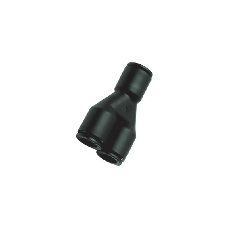 3140 10 00 by Parker | Legris Push-In Fitting | 10 mm Push-to-Connect x 10 mm Push-to-Connect | 53 mm Length | Y | Polymer