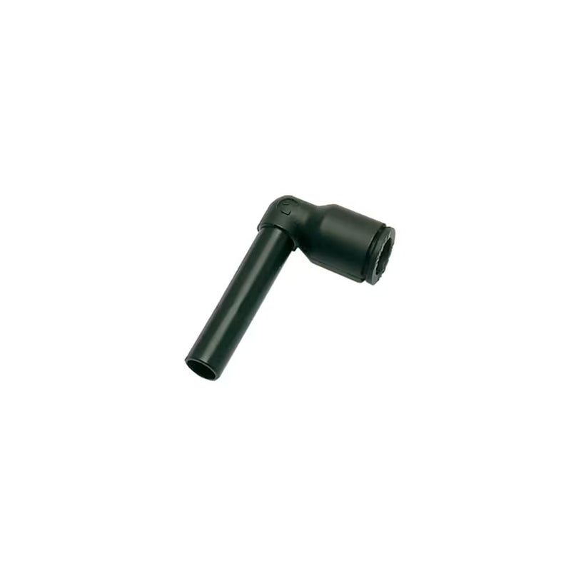 3184 04 06 by Parker | Legris Plug-In Fittings | 4 mm Push-to-Connect x 6 mm Tube Stem | 38.5 mm Length | 90° Elbow | Polymer
