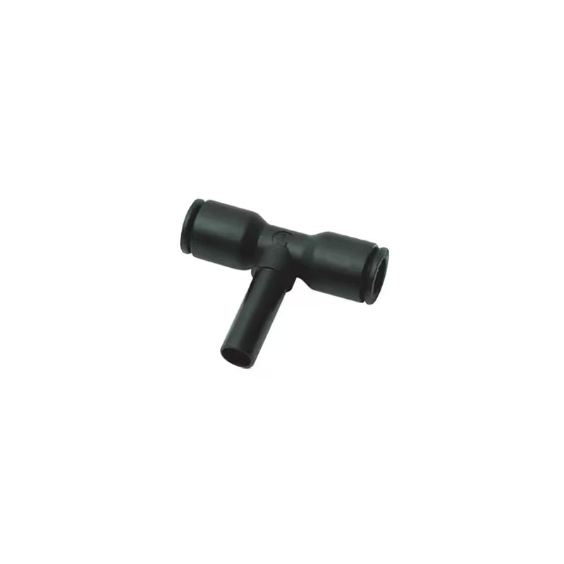 3188 06 08 by Parker | Legris Plug-In Fittings | 6 mm Push-to-Connect x 8 mm Tube Stem | 44 mm Length | Tee | Polymer