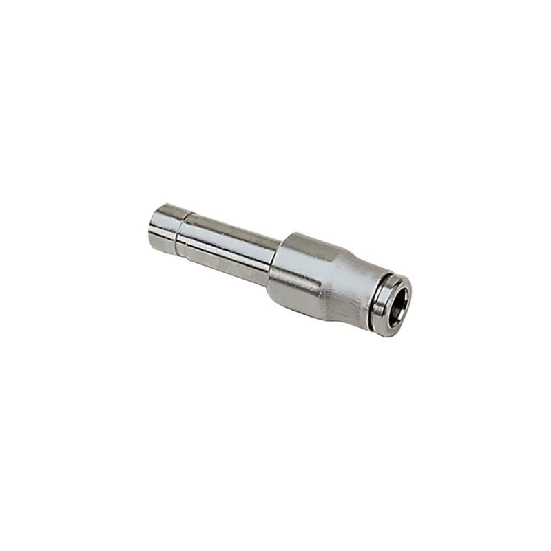 3866 08 12 by Parker | Legris Push-In Reducer | 8 mm Tube Size x 12 mm Tube Size | 43 mm Length | 316L Stainless Steel | Pack of 2
