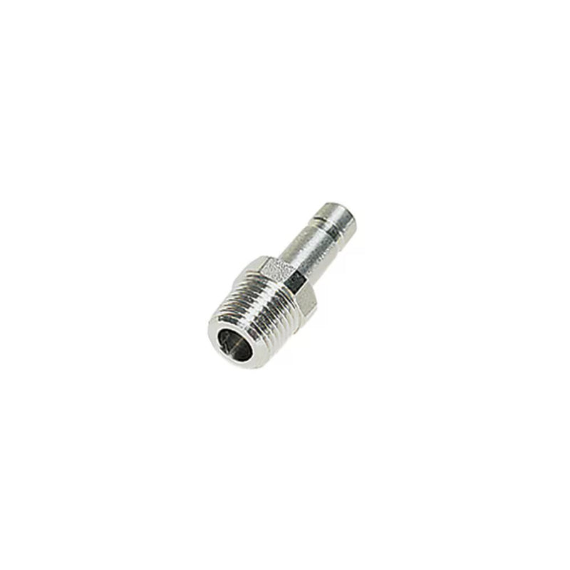 3821 62 14 by Parker | Legris Stud Standpipe | 1/2" Tube Size x 1/4" Male NPT Thread | 19 mm Hex | Straight | 316L Stainless Steel