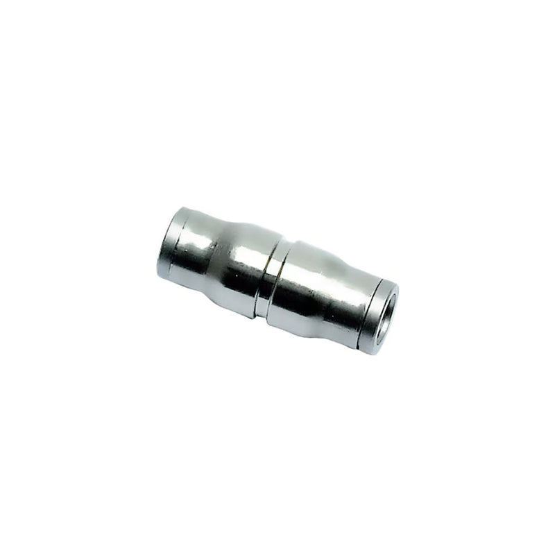 3606 60 00 by Parker | Metal Union Push-to-Connect Fitting | 3/8" Push-to-Connect x 3/8" Push-to-Connect | 1.87" Length | Straight | Nickel-Plated Brass