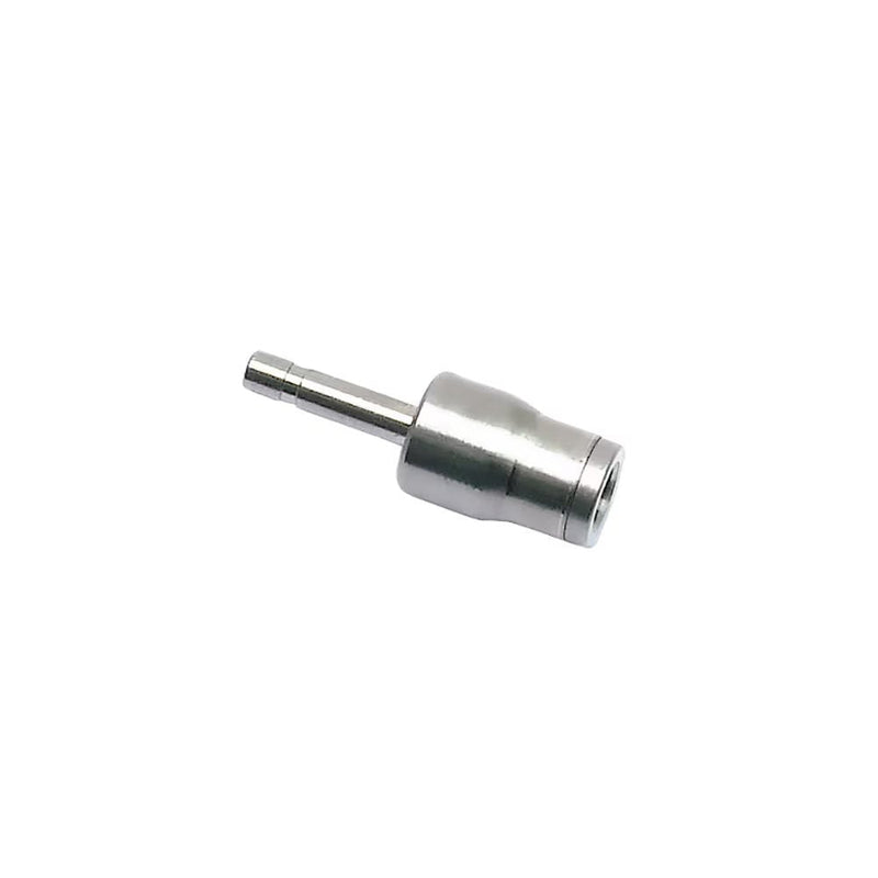 3668 06 04 by Parker | Legris Plug-In Increaser | 6 mm Tube Size x 4 mm Tube Size | 36 mm Length | Straight | Nickel-Plated Brass