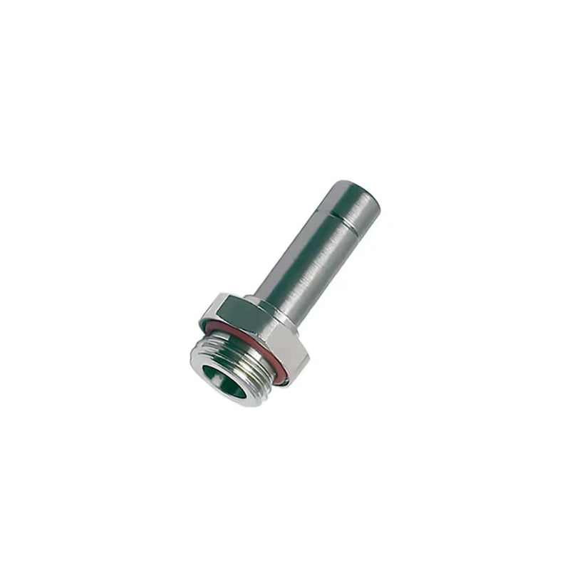 3631 10 17 by Parker | Legris Stud Standpipe | 10 mm Tube Size x 3/8" Male BSPP Thread | 20 mm Hex | 33.5 mm Length | Straight | Nickel=Plated Brass