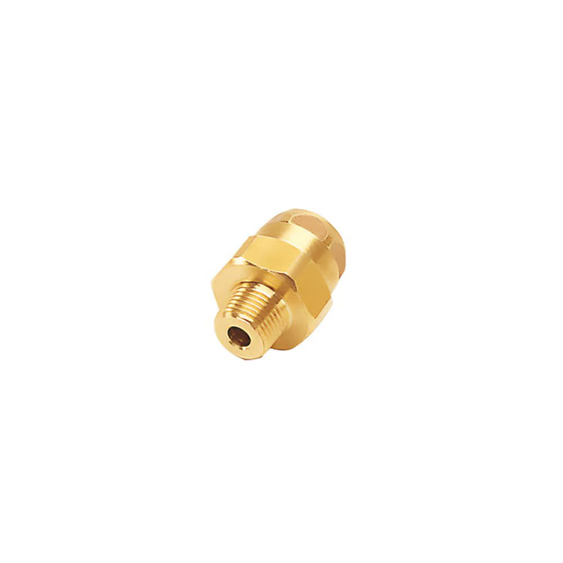 6105 04 52 by Parker | Legris Stud Fitting | 4 mm Tube Size x M6x1 Male M6 Metric Thread | 13 mm Hex | Straight | Brass