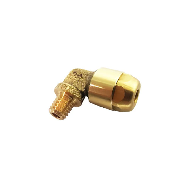 6179 06 60 by Parker | Legris Stud Fitting | 6 mm Tube Size x M10x1 Male M10 Metric Thread | 90° Elbow | Brass