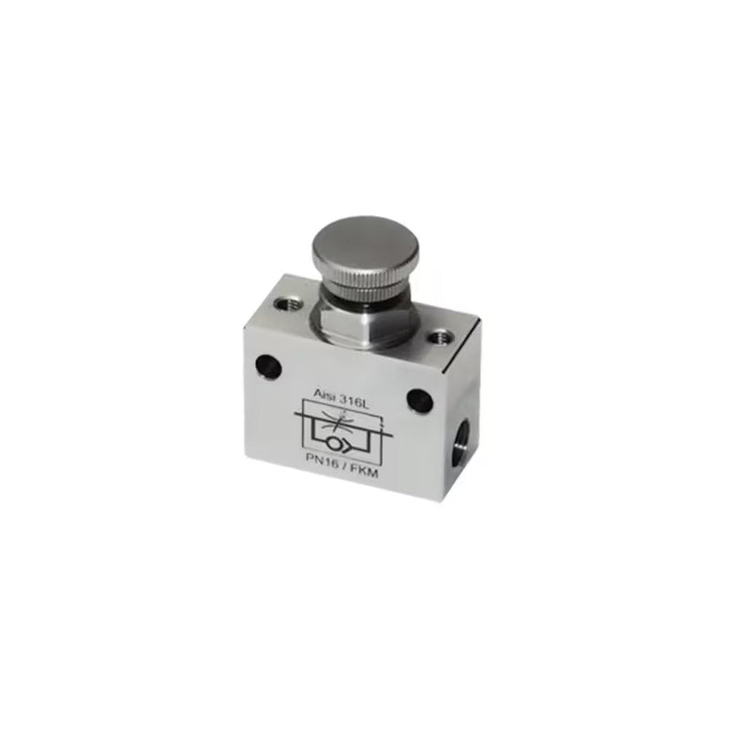 7820 00 13 by Parker | Legris In-Line One-Way Flow Regulator | 1/4" Female BSPP Thread | Straight | 316L Stainless Steel
