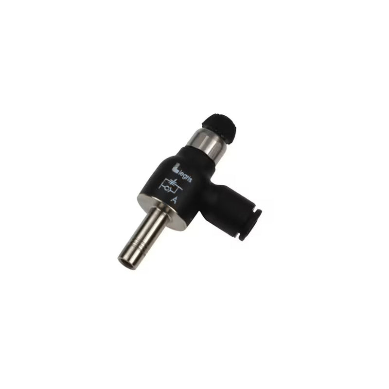 7030 08 00 by Parker | Legris Compact Plug-In Flow Regulator | 8 mm Tube Size | 68 mm Max Length | 90° Elbow | Polymer