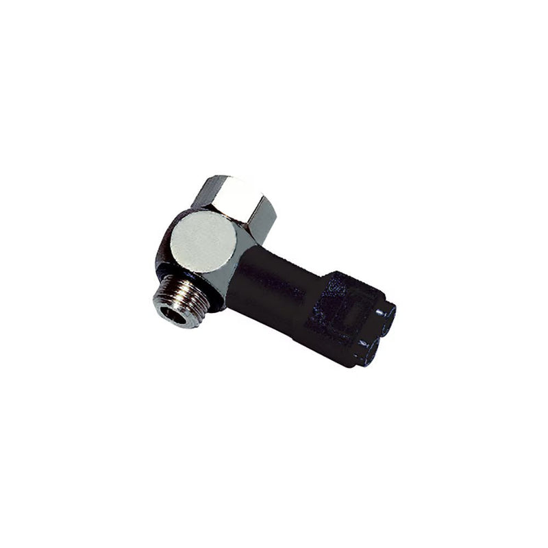 7808 04 14 by Parker | Pneumatic Threshold Sensor | 1/4" Male NPT Thread x 1/4" Female NPT Thread | 5/8" Hex | 2.19" Length | Straight | Nylon