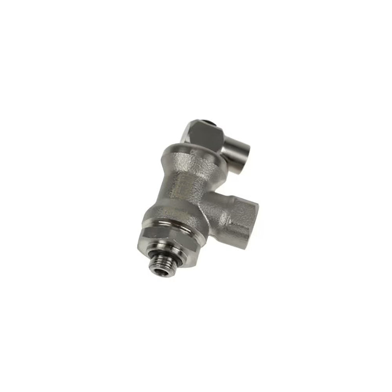 7881 17 17 by Parker | Legris Blocking Fitting | 3/8" Male BSPP Thread x 3/8" Female BSPP Thread | 24 mm Hex | 65.5 mm Length | Multi-Directional | Nickel-Plated Brass