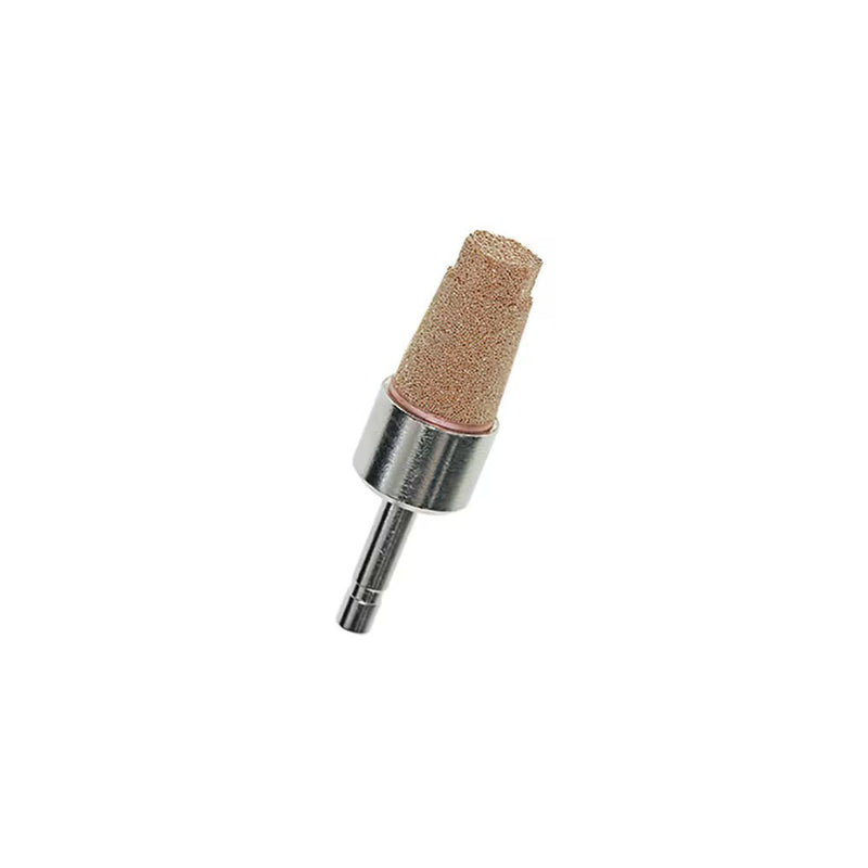 0671 12 00 by Parker | Legris Plug-In Silencer | 12 mm Tube Stem | 68.5 mm Length | Nickel-Plated Brass