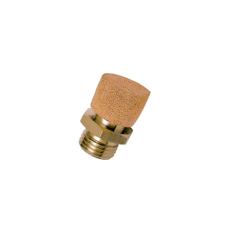 0672 00 13 by Parker | Legris Flow Control Silencer | 1/4" Male BSPP Thread | 28 mm Max Length | Brass