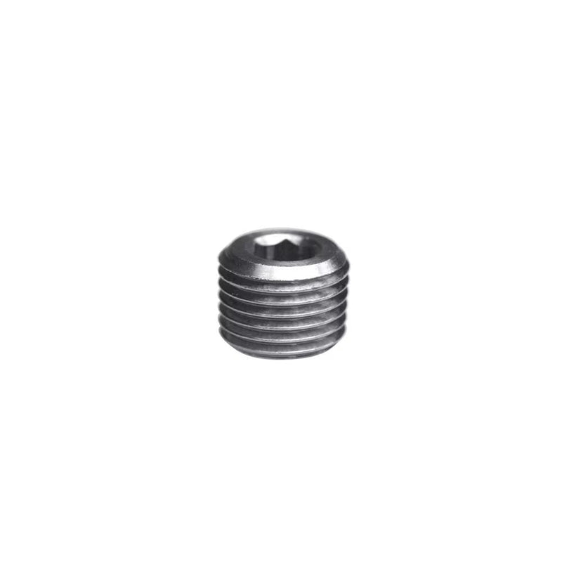 0936 00 17 by Parker | Legris Internal Hex Head Plug | 1/8" Male BSPT Thread | 8 mm Hex | 11 mm Length | Nickel-Plated Brass | Pack of 50