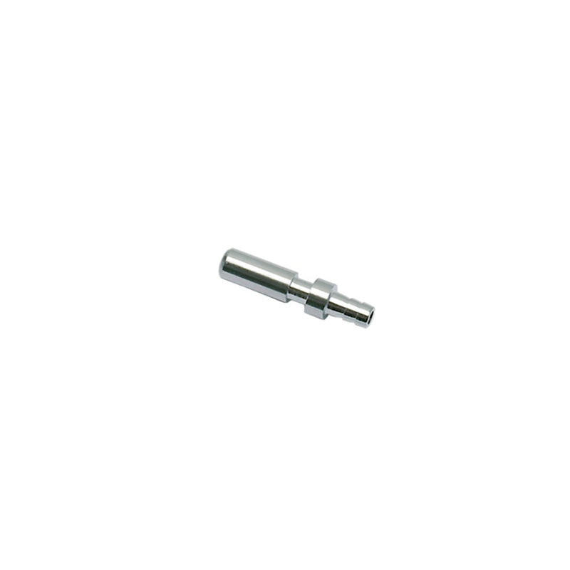 0181 04 06 by Parker | Legris Plug Quick Disconnect | 4 mm Tube Size x 4.7 mm Barb | Nickel-Plated Brass
