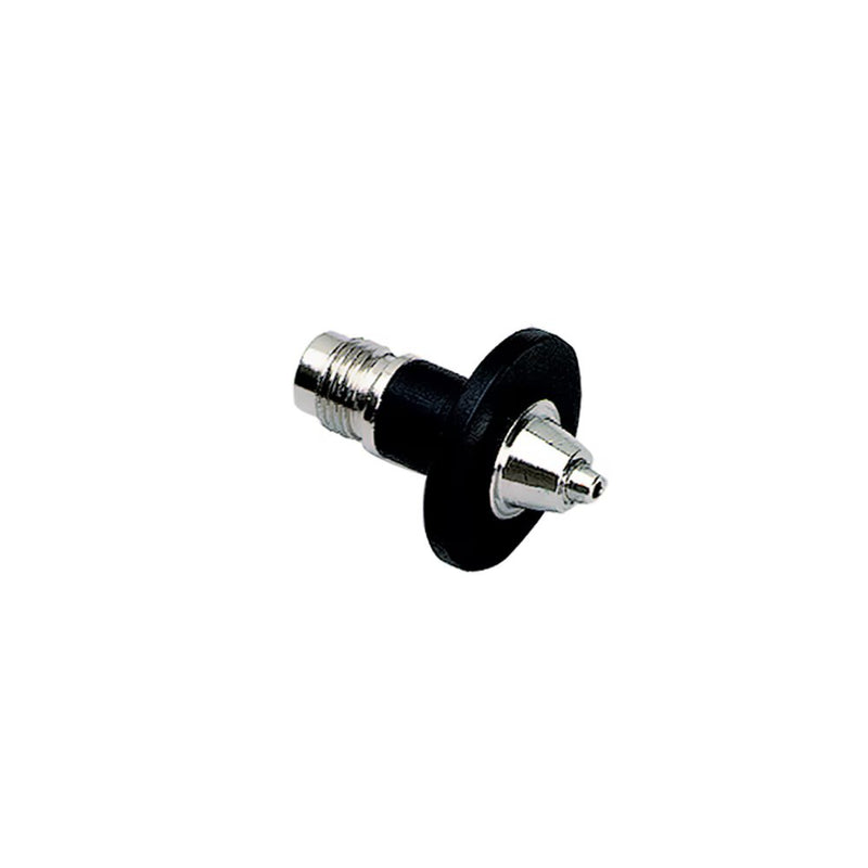 0690 09 00 by Parker | Legris Air Screen Safety Nozzle | M12x1.25 Male Metric Thread | 40.5 mm Length | Straight | Nickel-Plated Brass