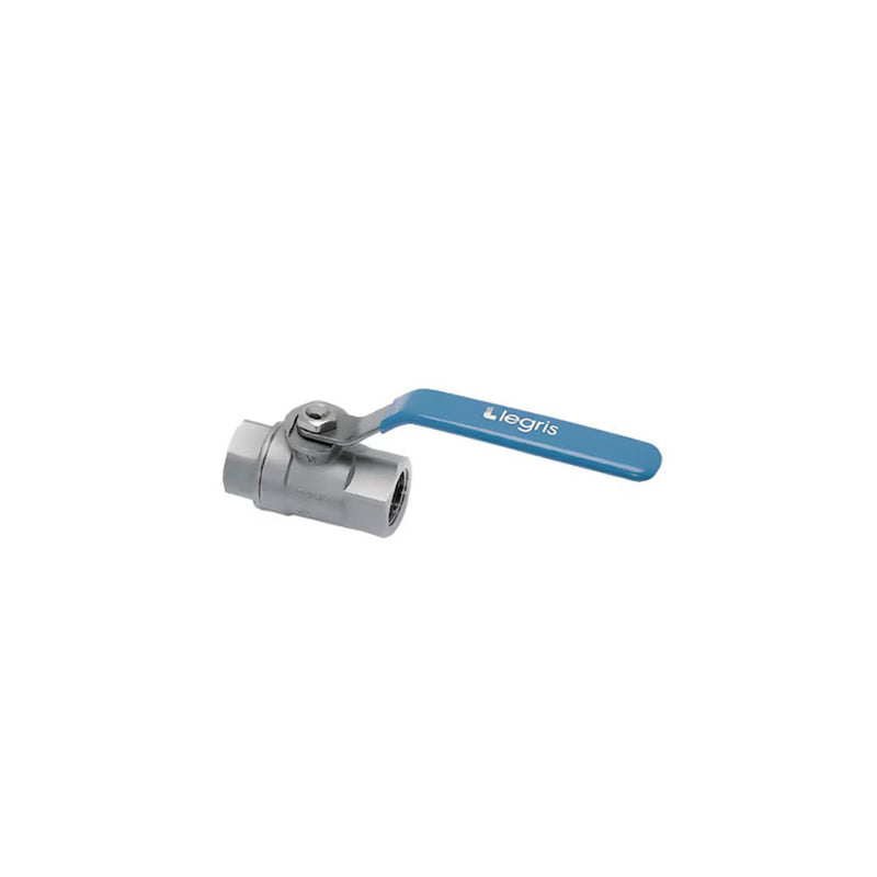 4810 20 27 by Parker | Legris In-Line Ball Valve | 3/4" Female BSPP Thread | Straight | 316L Stainless Steel