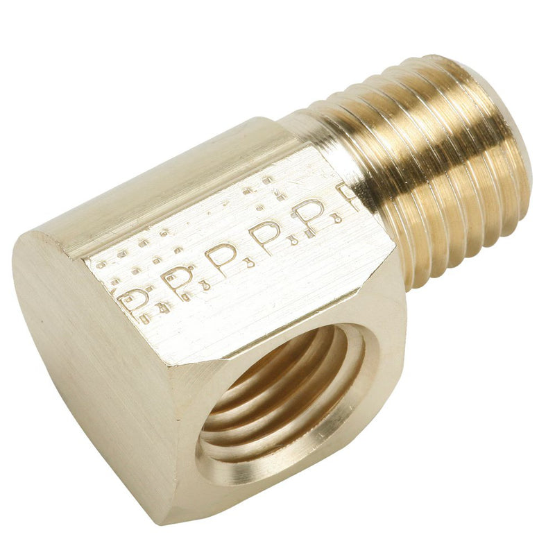 2202PA-2-2 by Parker | 1/8" Female Pipe Thread x 1/8" Male Pipe Thread | 90° Elbow | Brass | Pack of 10
