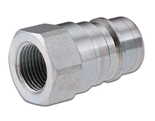 QTM-0404-FNPR ARGUS by Kuriyama | Hydraulic Quick Disconnect Coupling | QT Series | Ball Industry Standard ISO 5675 | -04 ISO 5675 x -04 Female NPTF | Plug | Galvanized Steel