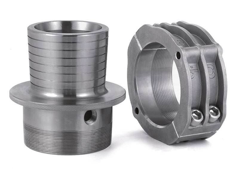 C650069 OROFLEX® WELL by Kuriyama | Conical Coupling | 3" Male NPT x Hose Barb | Without Drain Hole | 316 Stainless Steel