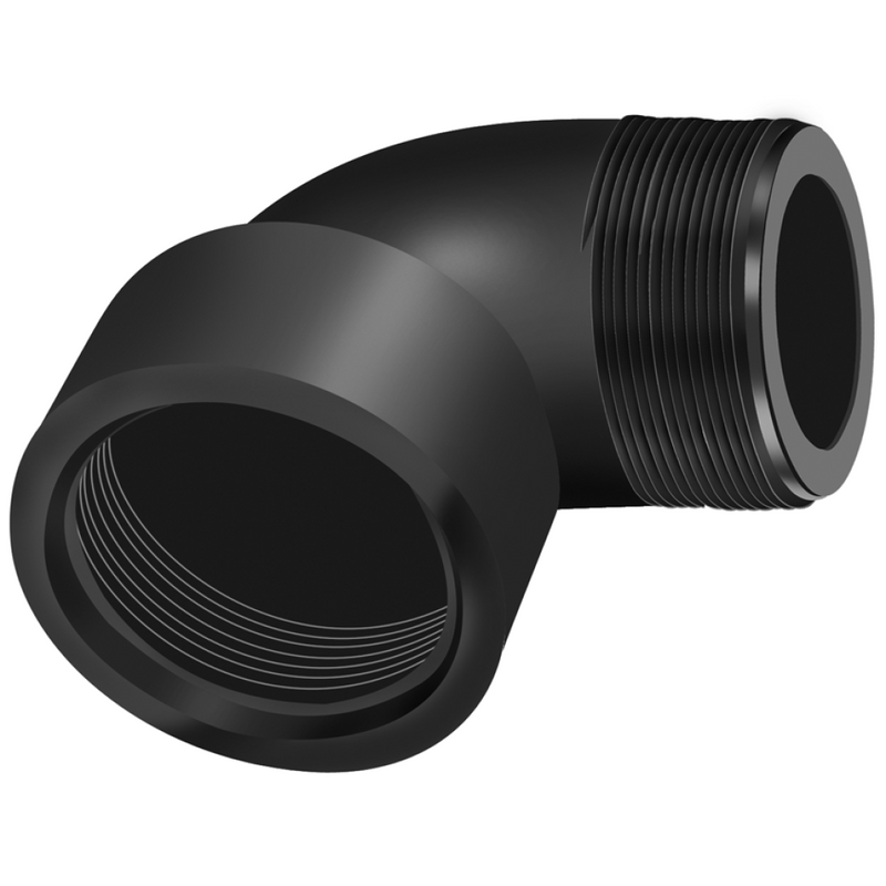 85750300 (E300) by PT-Coupling | Street Elbow Adapter | 3" Male NPT x 3" Female NPT | 90° Elbow | Polypropylene